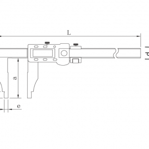 ASİMETO Abs Ağır İş Dijital Kumpas 0-1000mm